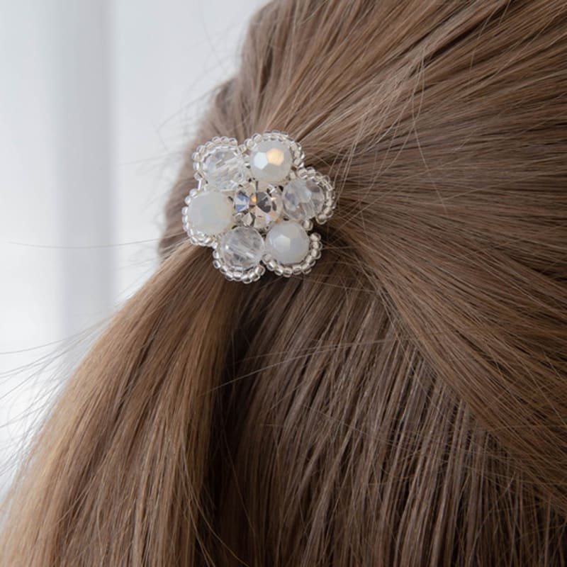 Jean Paul Clarisse Flower Bead Ponytail LFPT0703