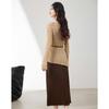 French Hollow Knit Cardigan & Sling Dress Set