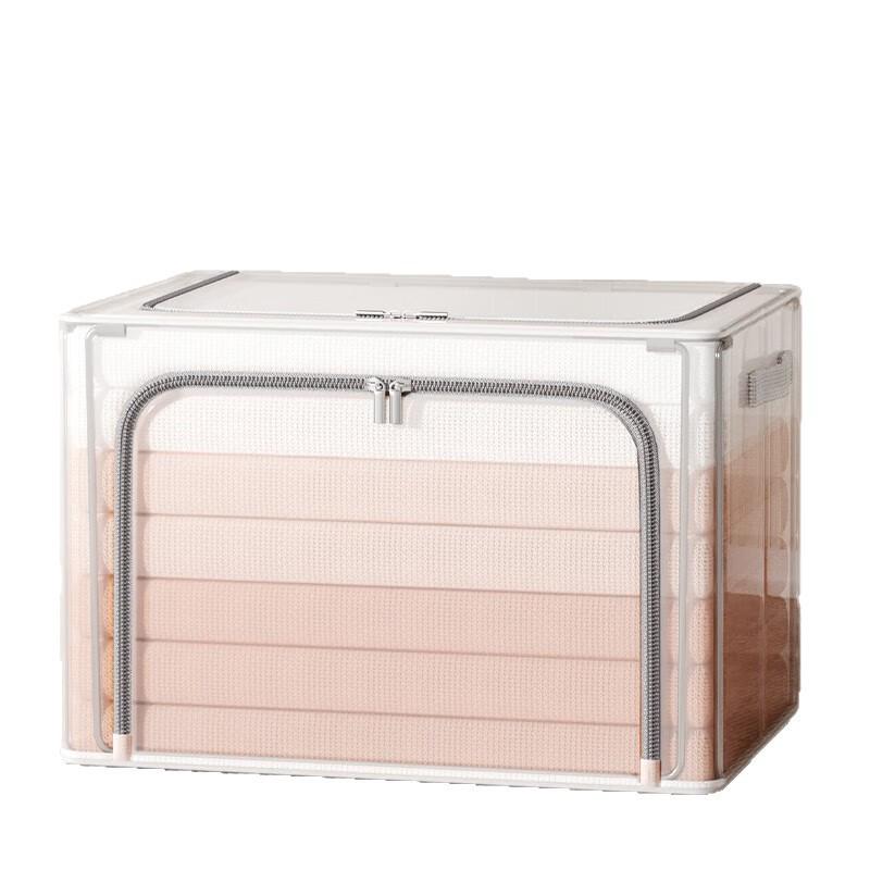 Transparent PVC Nylon Mesh Foldable Wardrobe Organizer Box