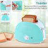 Play Kitchen Appliances Toy Set, Kids Kitchen Accessories Pretend Play Kitchen Toys Playset with Coffee Maker, Blender, Mixer and Toaster for Kids