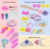 Hair Styling Barbie Doll Set: Half-body Princess Makeup Toy for Girls