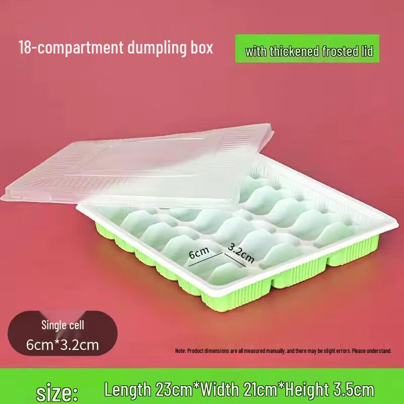 Disposable 18-Compartment Food Takeaway Containers