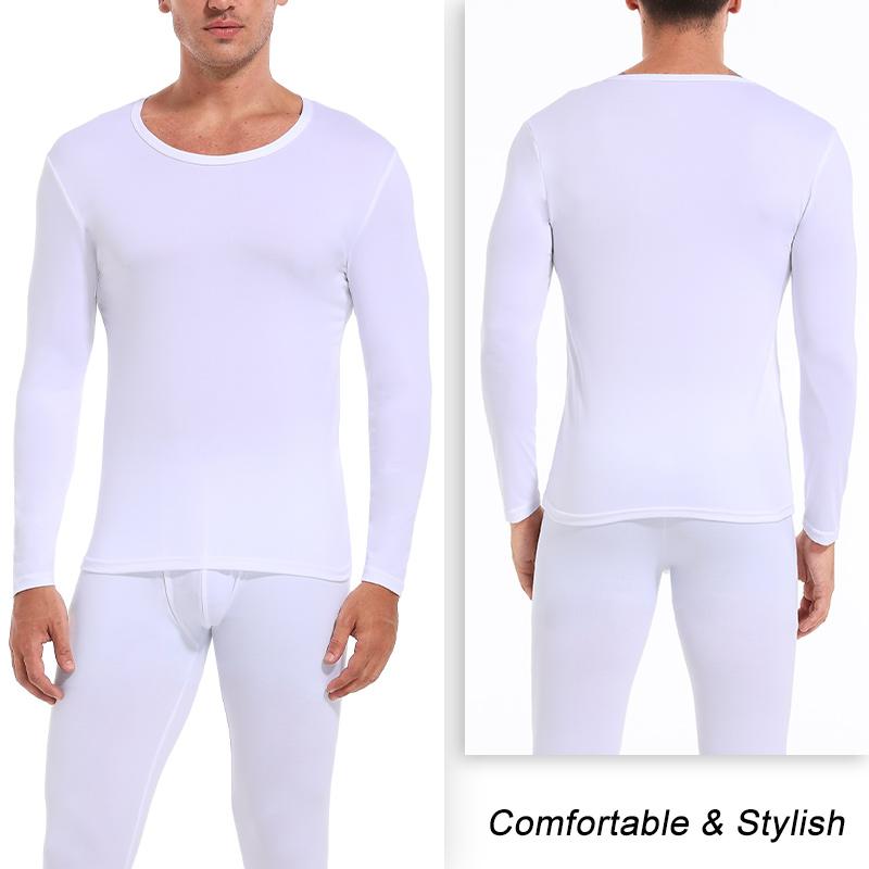 Mens Warm Thermal Underwear for Men Long with Fleece Lined Sport Base Layer In Cold Weather Winter