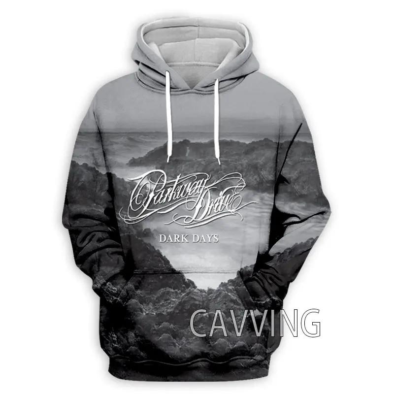 3D-tryck Parkway Drive Rock Hoodies Harajuku Hoodie Sweatshirts Toppar Kläder för Kvinnor/Män