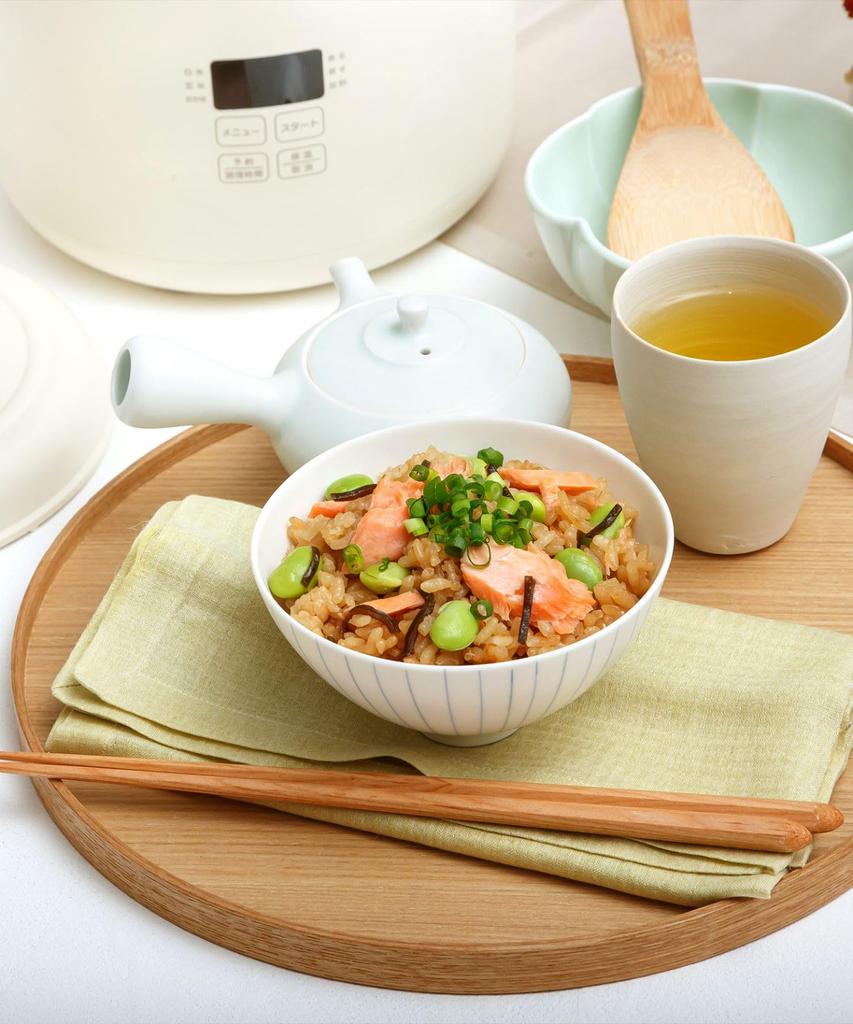 BRUNO Rice Cooker, Perfect for Single Living, Compact, Multi-Function, 2-Cup Capacity, Easy To Cook, Steam, Stew, White Rice, Brown Rice, Porridge,