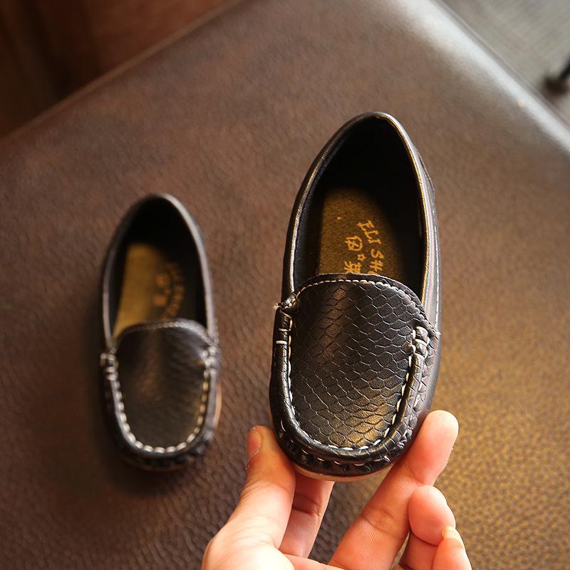 2023 Summer Boys' Leather Loafers - Casual Children's Shoes