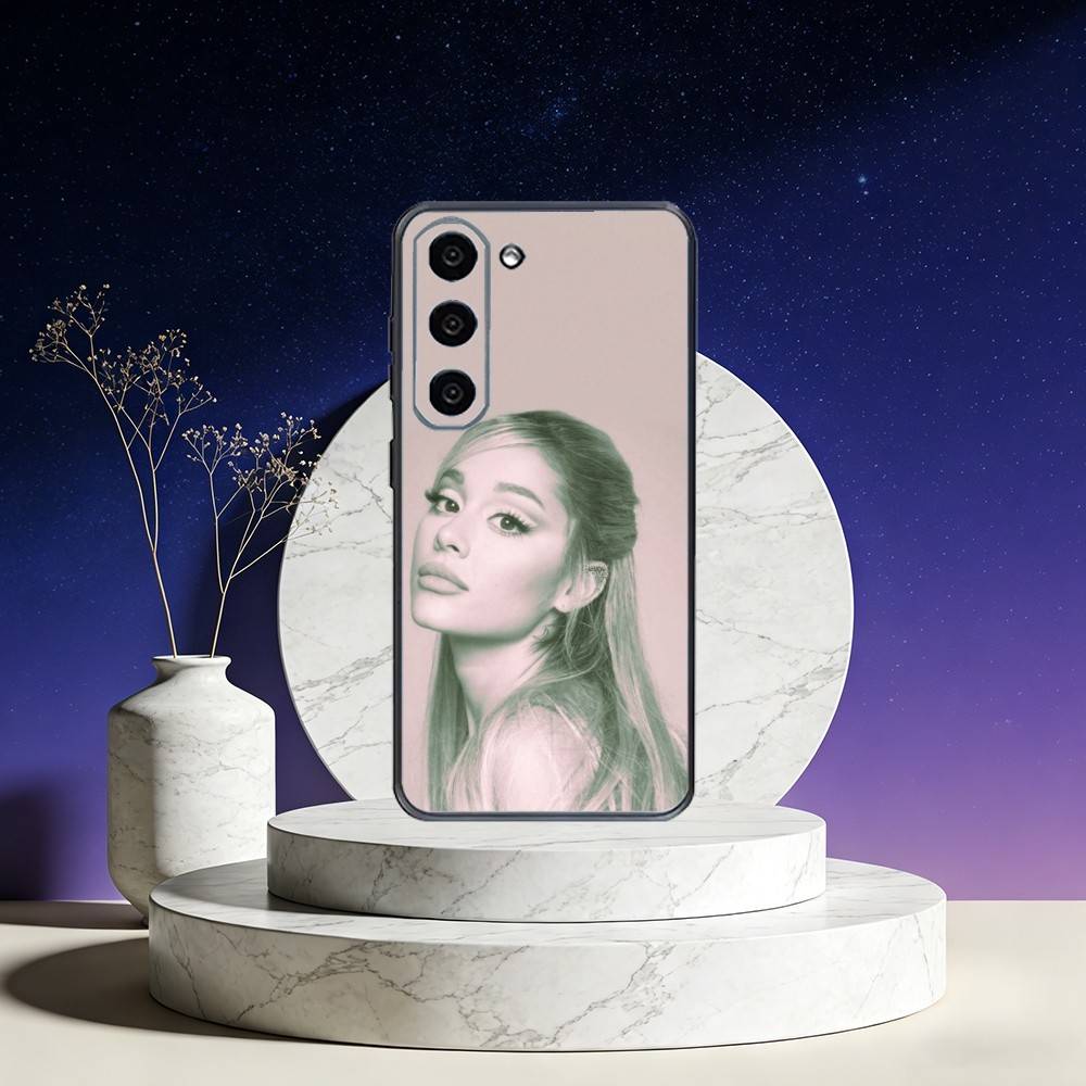 Ariana Grandes Phone Case For Samsung Galaxy A73,A72,A71,A70,A53,A52,A51,Others Soft Black Cover