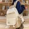 Children Elementary School Students Girls Junior High School Students High School Students Color Blocking Backpack College Students Backpack