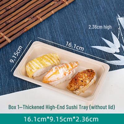 Disposable Thickened Paper Sushi Box (No Lid)
