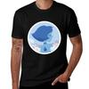 Pastel Lapis Lazuli Portrait Tshirt Graphic Print Short Sleeve Tshirt
