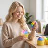 Slow Rising Bun Shaped Toy Soft Stress Relief Squeeze Toy for Hand Exercise and Sensory Play for Kids and Adults