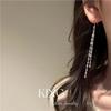 658 Starlight Tassel Earrings | Gold-Plated 925 Sterling Silver Super Sparkle, High-End Luxury Design