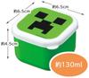 Skater Mini Sealable Food Set of Minecraft Containers, 130ml, 2, Design, MO1WAG-A
