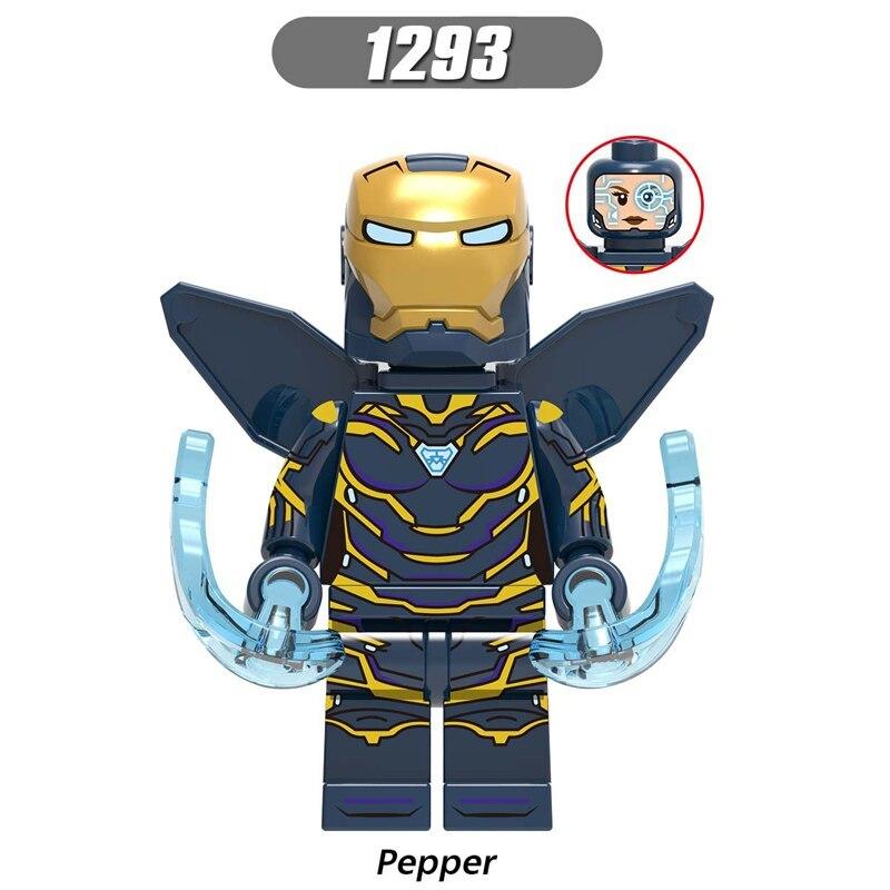 

Капитан Америка Lego Minfigure Железный человек Читаури Локи Черная вдова Тор Соколиный глаз Мстители 4 Строительство XH1293