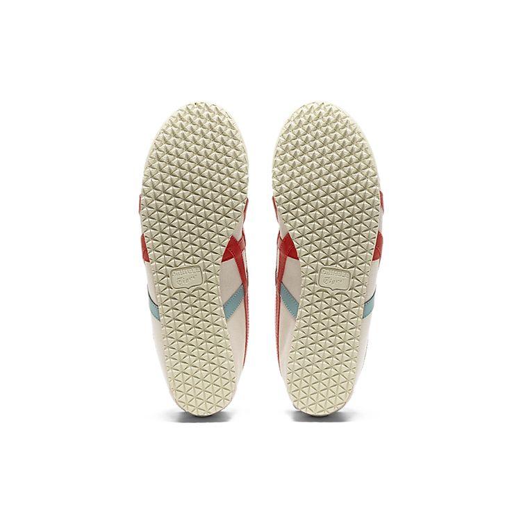 ONITSUKA TIGER Mexico 66 Slip-On Comfortable Fabric Leather Slip Resistant Durable Lightweight Low Top Casual Running Shoes 1183A360-210