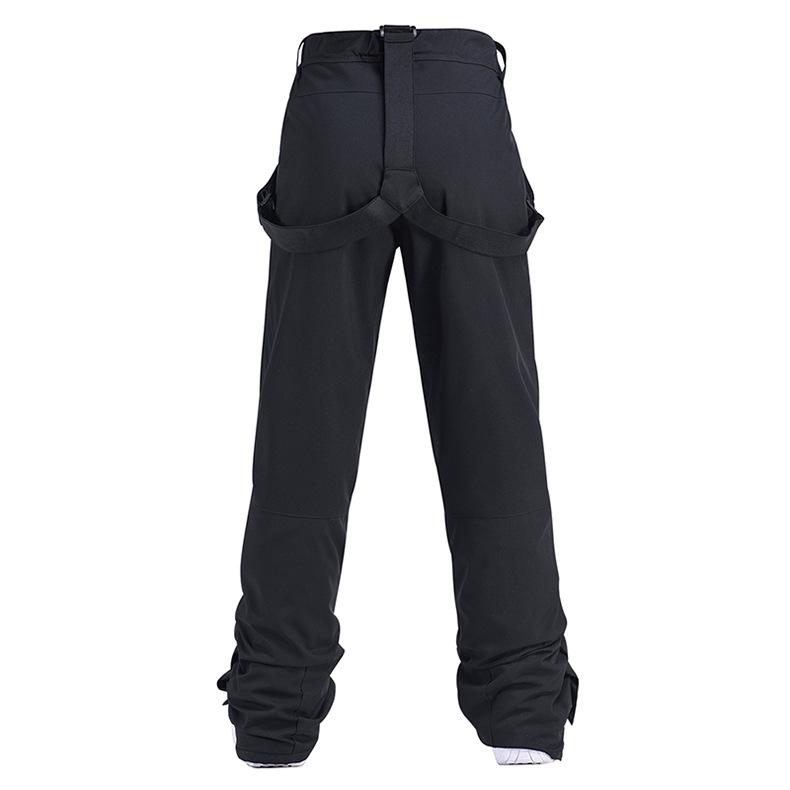 Men's and Women's Windproof Water-Repellent Winter Ski Bib Pants