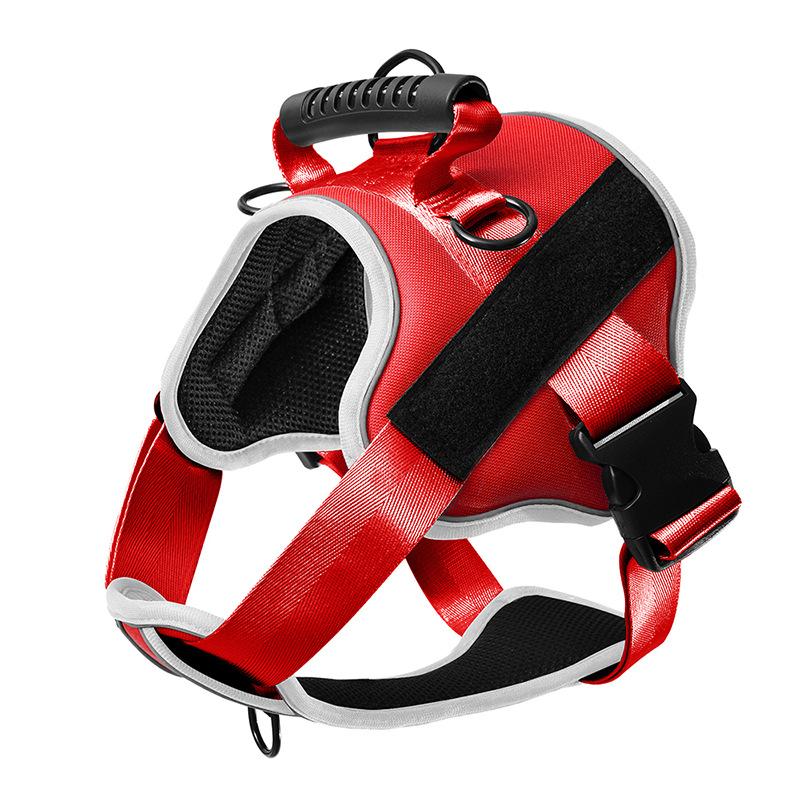 

Поводок для собак для больших, средних и маленьких собак, нагрудный ремень, удобный и дышащий, светоотражающий поводок для собак для ночного ношения, товары для животных M -