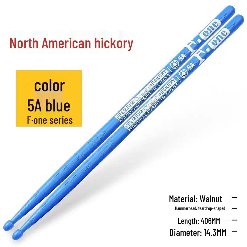 

Fone Series Professional Solid Wood Drumsticks - Pair of 5A Drumsticks & 7A Jazz Drumsticks for Beginners