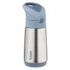 Insulated Drink Bottle with Keeps Drinks Hot or Dishwasher Safe Steel b.box Straw, Cold, One-Push Operation, Top-Rack [Authentic b.box Product]