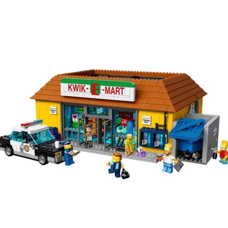 Simpsons The Supermarket Assembled Building Block Toys For Daily Chikdrens Gift