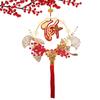 2025 Vietnamese Lunar New Year Decoration Light Up Snake Year Pendants New Year Decorations Festive Hangable Fu Character