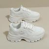 CRLAYDK 2024 New Women's Chunky Sneakers Lace Up Platform Mesh Walking Shoes Fashion Casual Wedge Sport Dad Running Tennis