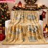 Blanket 1pc Adorable Cats Sleeping 2D-Printed Flannel Throw Blanket - Soft And Cozy Suitable for Use On The Sofa While Traveling a