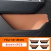 Per JETOUR X70 PLUS 2026 2026 Copertura Scatola Portaoggetti per Slot Portiera Auto Tappetino Protettivo per Vano Portaoggetti in Pelle Accessori Interni a Barile