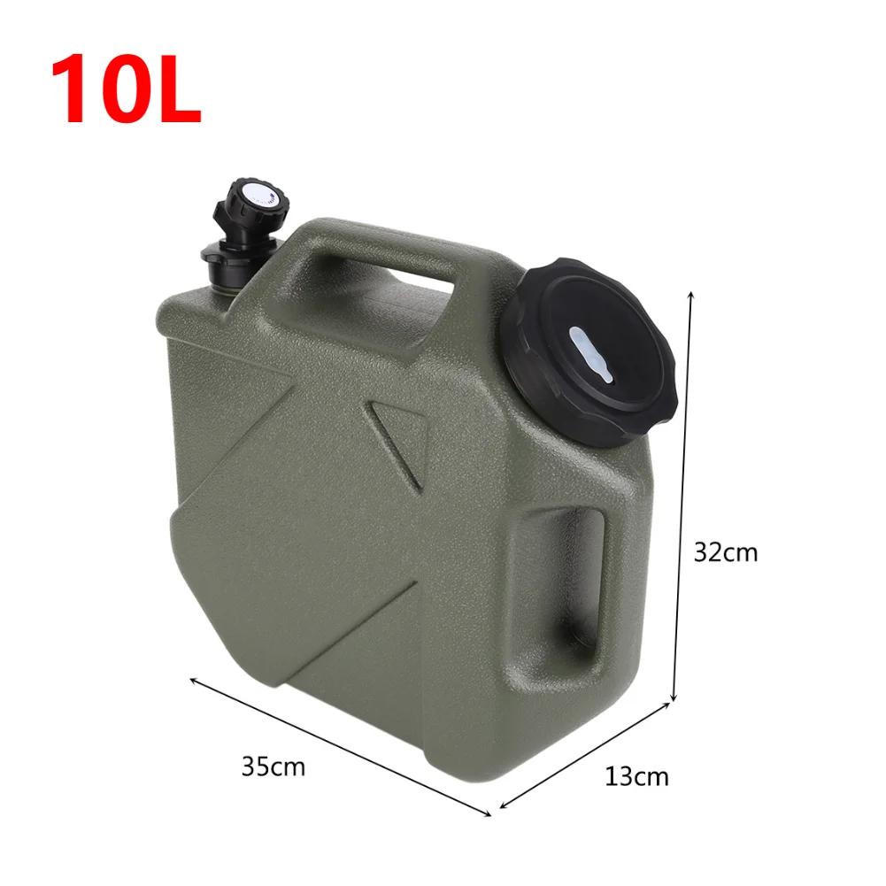 18L Large Capacity Portable Water Container with Detachable Faucet No Leakage Drinking Water Canister for Outdoor Travel Driving