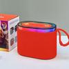 Wireless Portable Bluetooth Speakers with for USB AUX TF Card Player  5W Output RGB Colorful Light Fabrics Sound Box