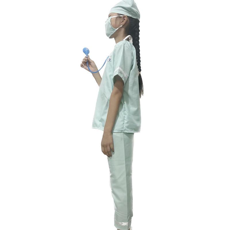 Halloween Children's Doctor Costume Children's Career Experience Show Costume Doctor Costume Nursing Uniform Veterinary Uniform