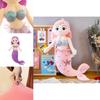 Adorable Mermaid Stuffed Plush Doll Soft Toy Perfect For Girls Birthday Gifts