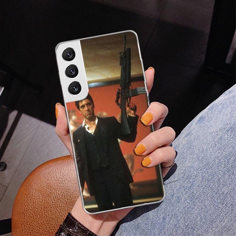 Scarface 1983 Film Al Pacino Movie Phone Case For Samsung Galaxy S24 S25 Edge S26 Ultra S23 S22 S21 Plus S20 FE + Personalized P