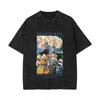 Summer Dragon Ball Gohan Nostalgic Anime Men's Washable T-shirt Heavyweight Family Matching