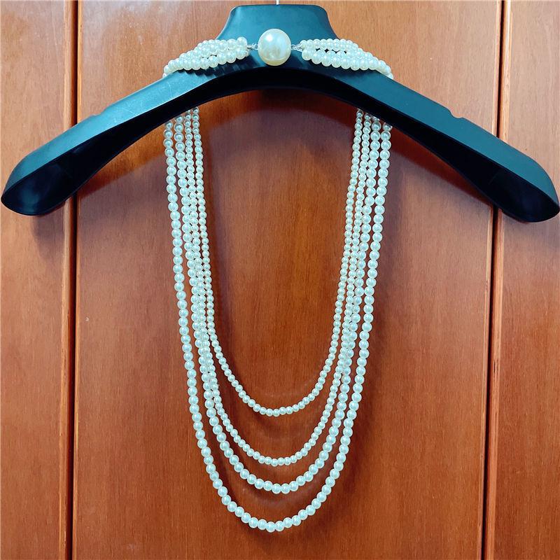 Новый высококачественный ретро многослойный жемчужный колье Xiaoxiangfeng женская длинная цепочка для свитера корейский темперамент интернет-знаменитость