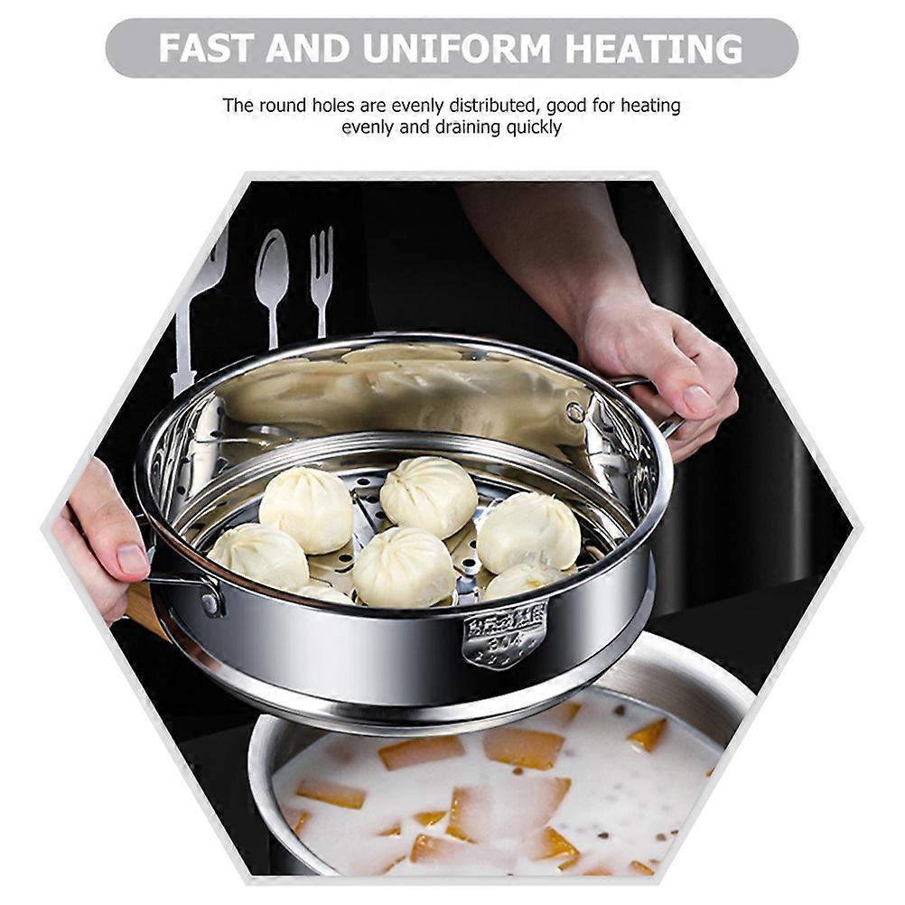 Kitchen Food Steamer Stainless Steel Steaming Rack for Home 3Pcs