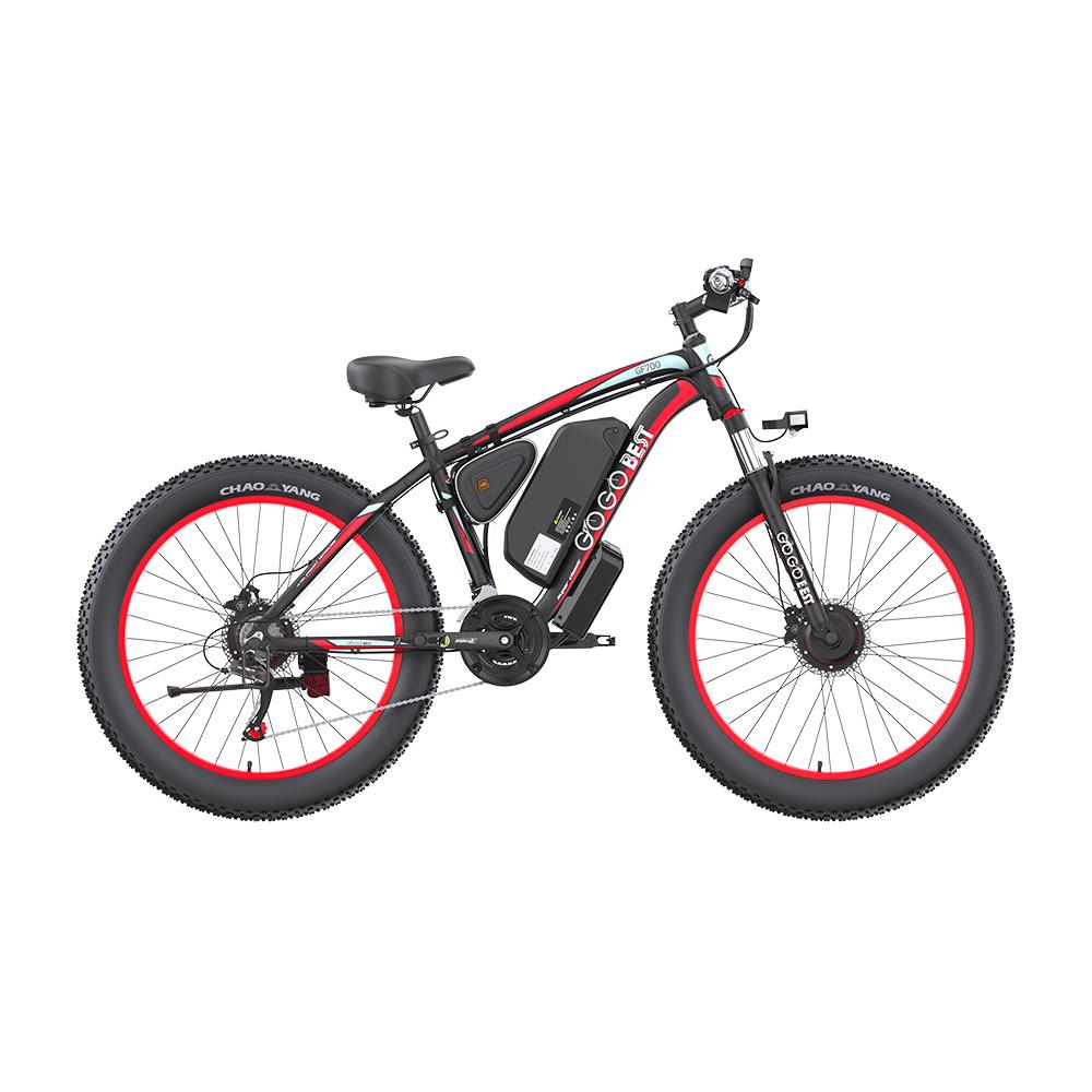 GOGOBEST GF700 Electric Bicycle Adult 1000W  Motor 48V18.2AH City Riding E-Bike 26'' Fat Tire Electric Bike