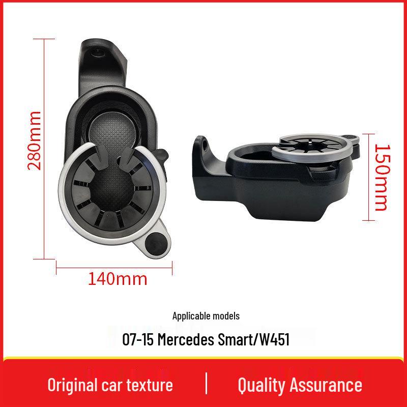 Compatible Mercedes Smart W45 Cup Holder Storage Compartment, Beverage Console Box 4518100370