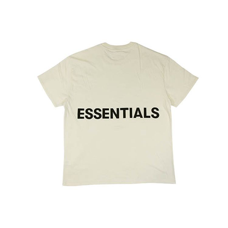 

Fear Of God Essentials Boxy Letter Logo Printed Short Sleeve American Heavyweight T-Shirt Unisex T-Shirt Off-White FOG-FW19-103 M