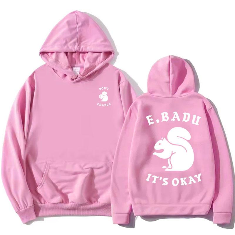 

ERYKAH BADU DON T CHANGE SQUIRREL Hoodies Fashion Long Sleeve Female Hooded Sweatshirts Winter Fleece Casual Women Pullovers Top XXXL