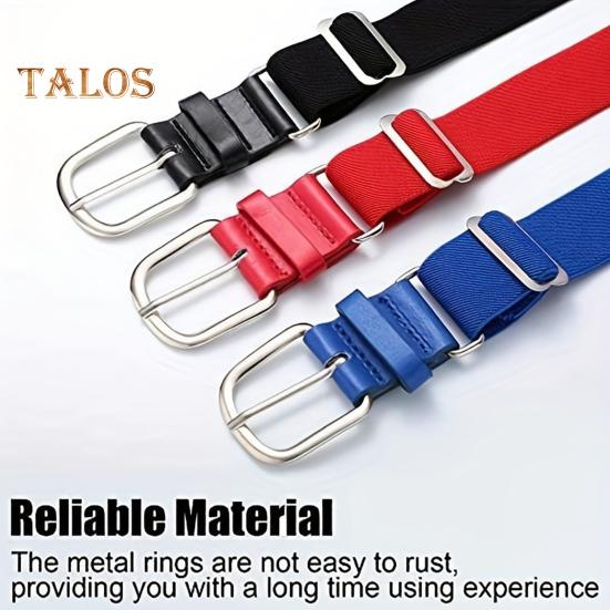 Baseballbelte for menn, ungdom Elastisk materiale Baseballlinning Gutter Jenter Belte med justerbar lengde Sportstilbehør