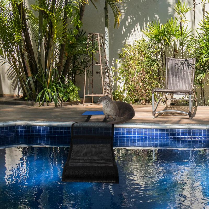 Pool Animal Ramp Oxford Cloth Swimming Pool Floating Animal Saver Rescue Tool Spa Frog Saver For Outdoor Escape Net