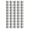 50Pcs Coupling Nut Round Female Thread Stainless Steel M4 Connector Nut Kit for Maintenance