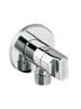 Angle Valve with Ceramic Head Strit Chrome 1/2"-3/4"