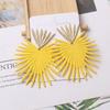 Punk Metal Drop Earrings For Women Retro Abstract Statement Jewelry Dangle Earrings pendientes moda