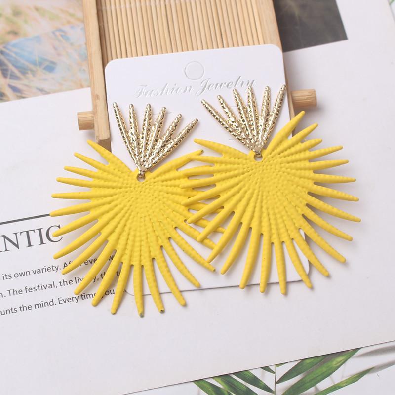Punk Metal Drop Earrings For Women Retro Abstract Statement Jewelry Dangle Earrings pendientes moda