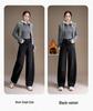 Plus Velvet High-Waisted Wide-Leg Scythe Jeans - Women's 2026 Spring Slimming Loose Banana Pants