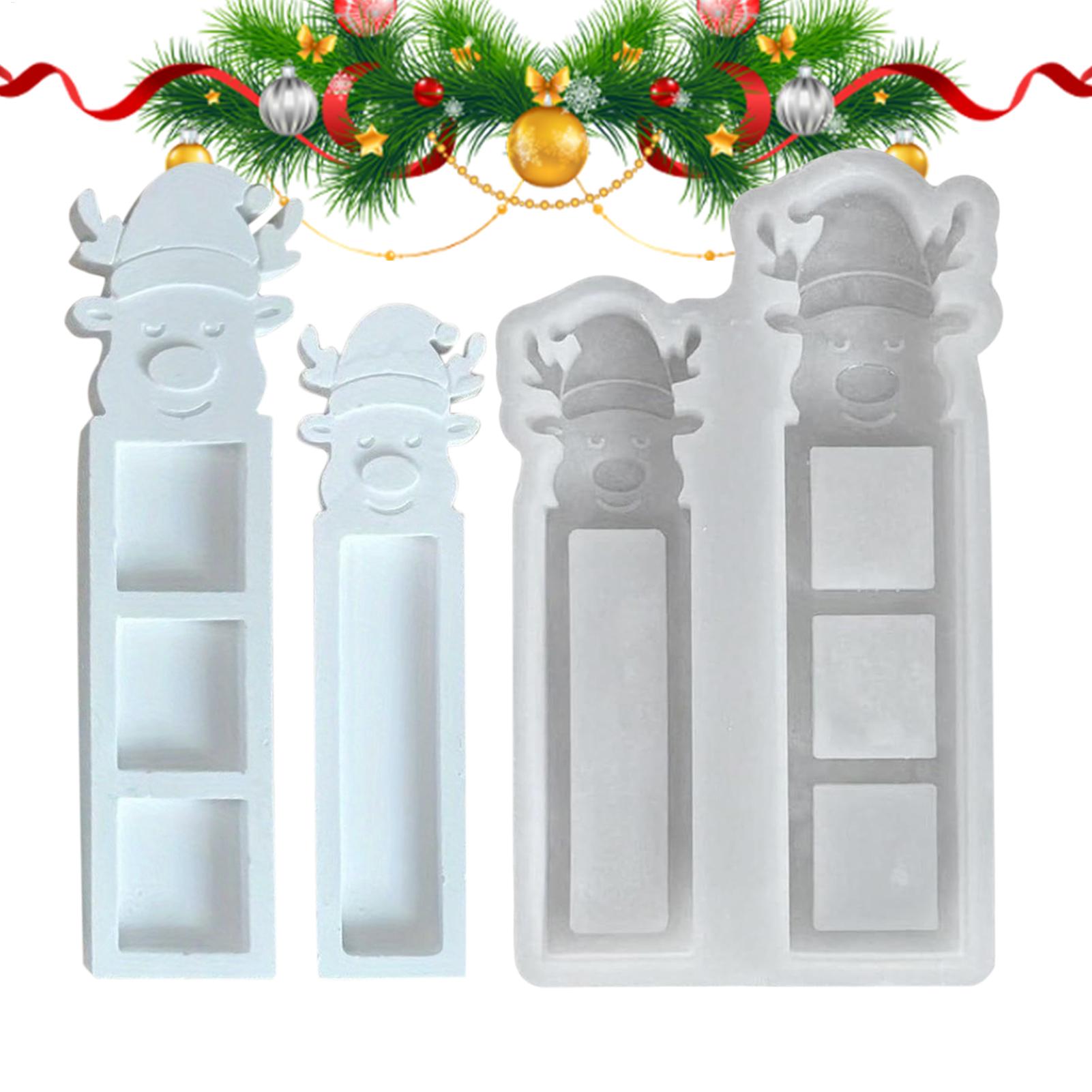 

Christmas Reindeer Molds White Silicone Deer Mold Seasonal Festive Art Craft Moulds For Polymer Epoxy Casting Clay Decoration China Mainland