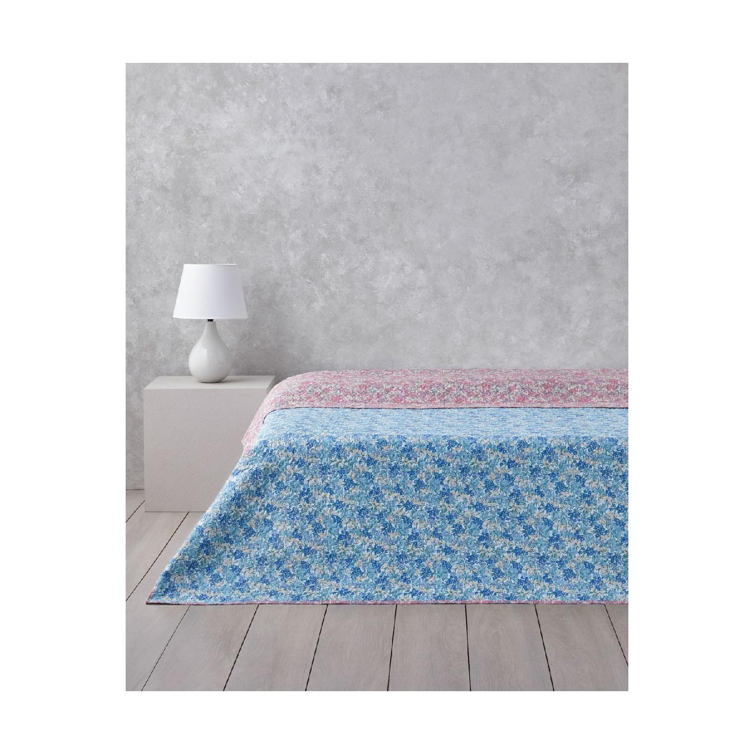 

Floreral Twilight Double Multi -purpose Cover 200x220 Cm Blue синій