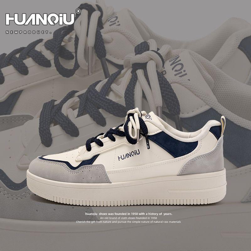 

Глобальная обувь для доски мужская 2025 весна новая высокая платформа повседневная обувь модная износостойкая спортивная обувь ZHQ5673 44